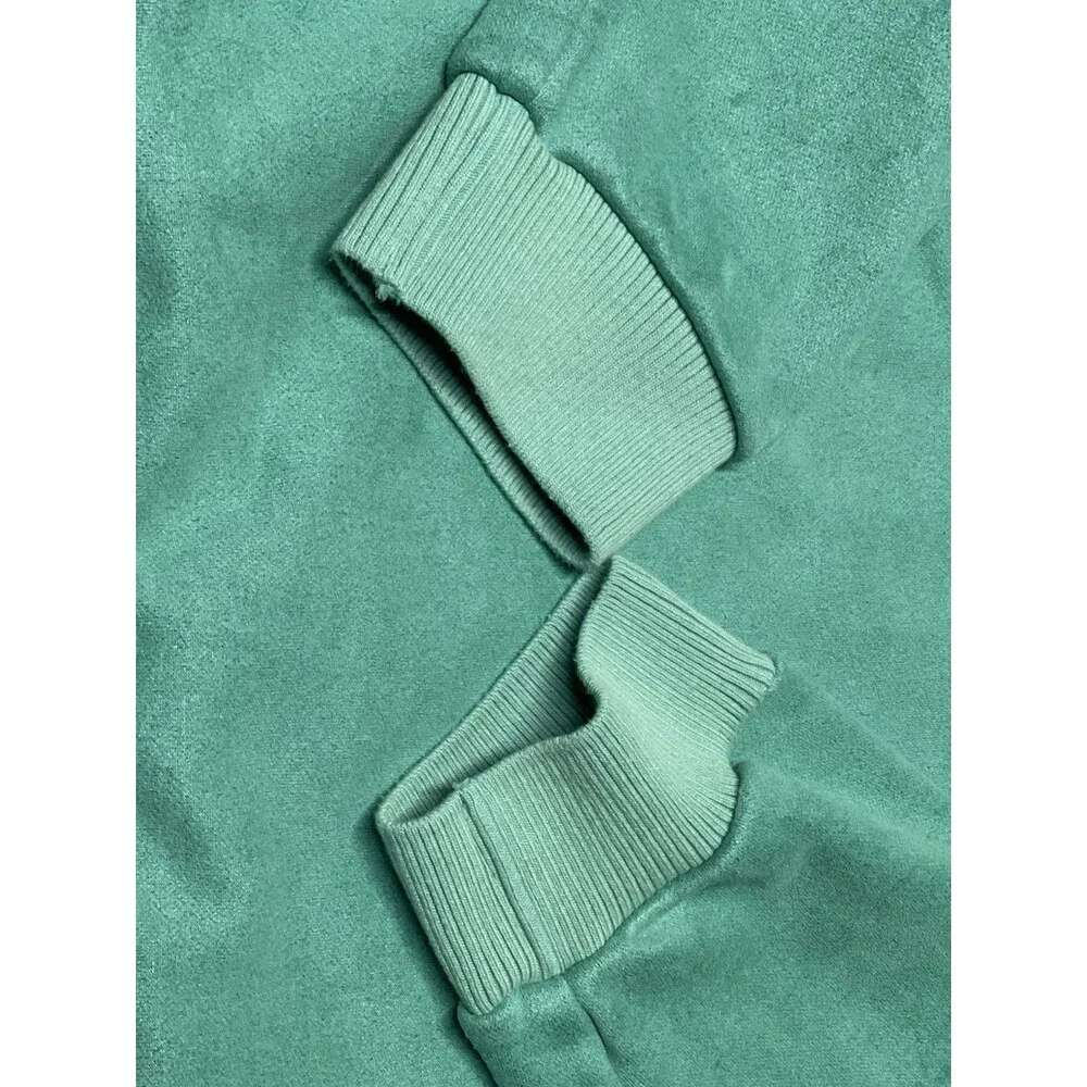 Vintage Adidas Equipment Sweatshirt 1/2 Zip Large Men's 90s Pullover Teal